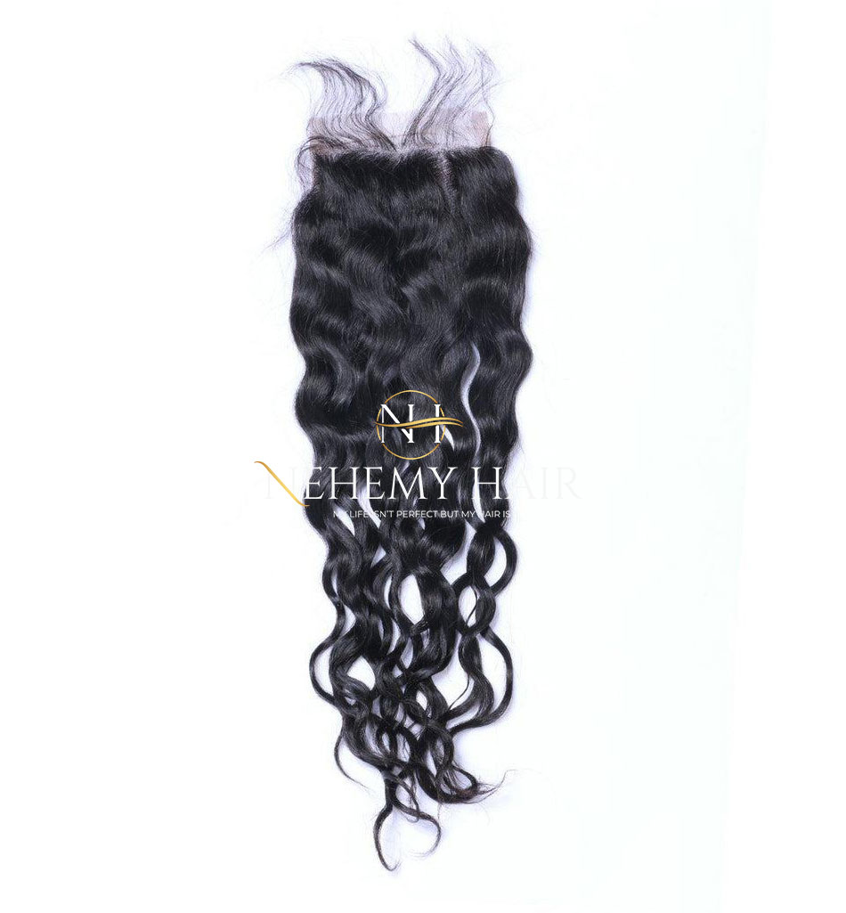 Closure HD Wavy Raw Hair Paris