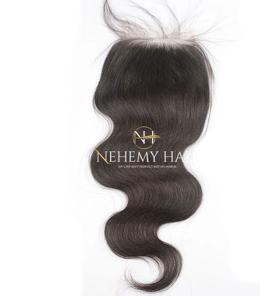 Closure Swiss Lace Wavy Raw Hair