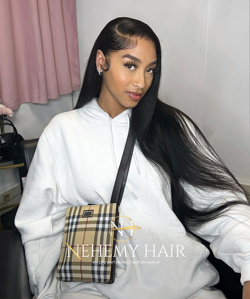 Wig Lace frontale Lisse Raw Hair