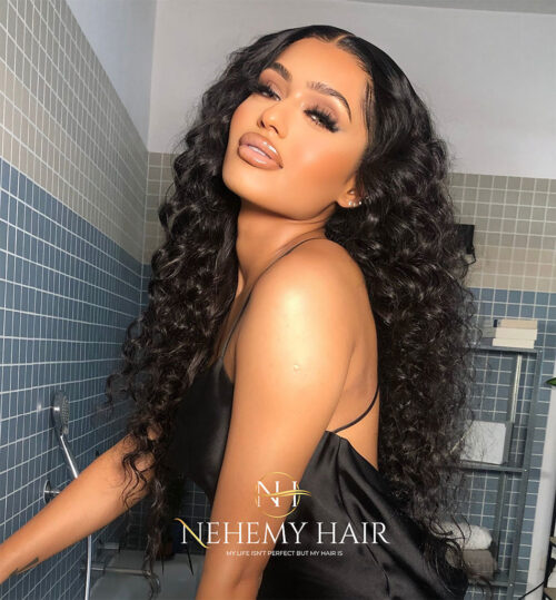 Wig Lace frontale Ondulé Wavy Raw Hair