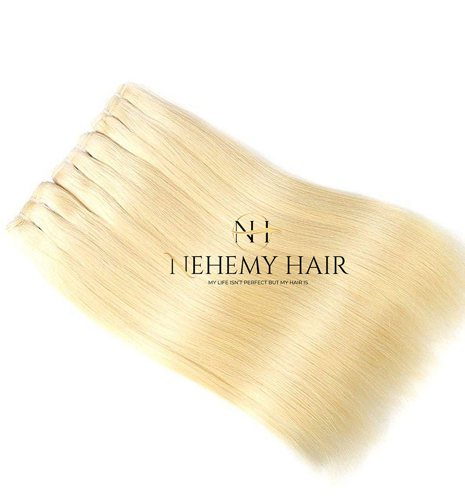 Tissage-Blonde-Lisse-Raw-Hair-Nehemy Tissage Lisse Blond 613 Raw Hair