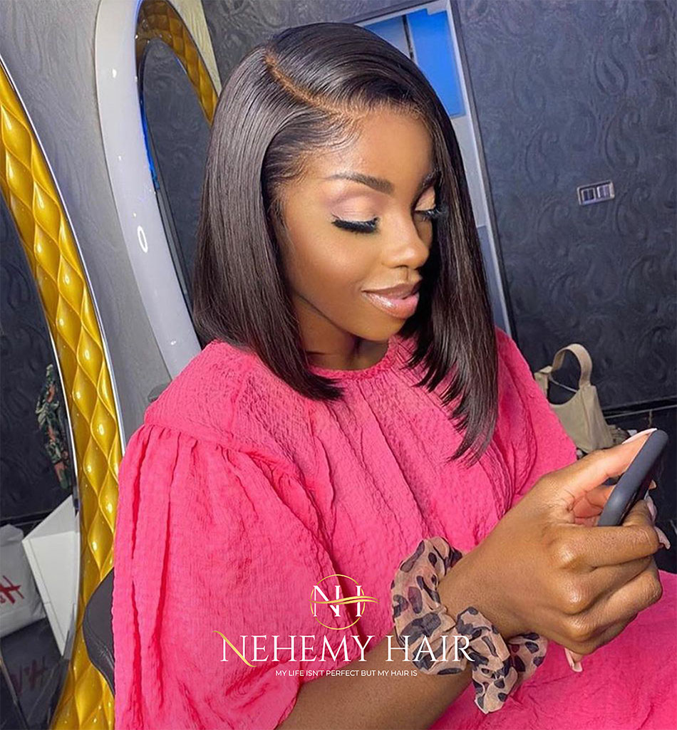 Wig Lace frontale Lisse Raw Hair