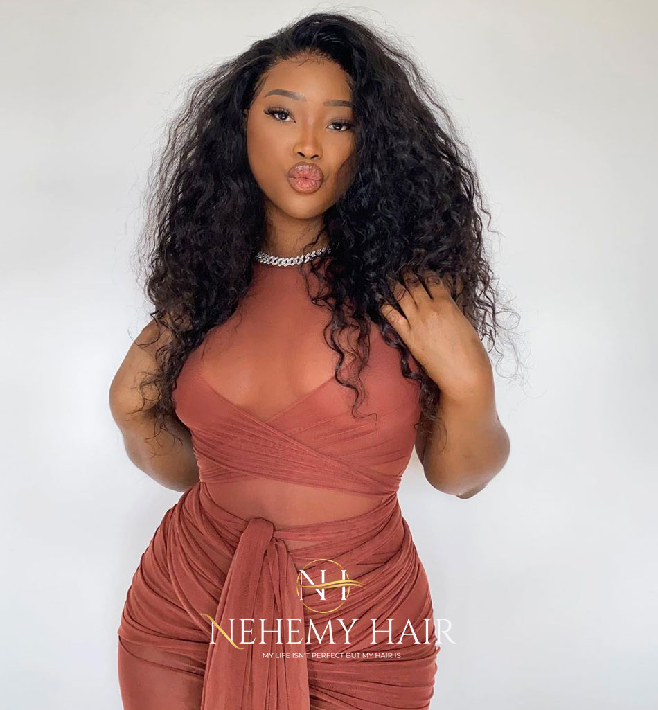 Lace-frontale-Swiss-Curly-Raw-Hair-4 Frontale HD Wavy Raw Hair