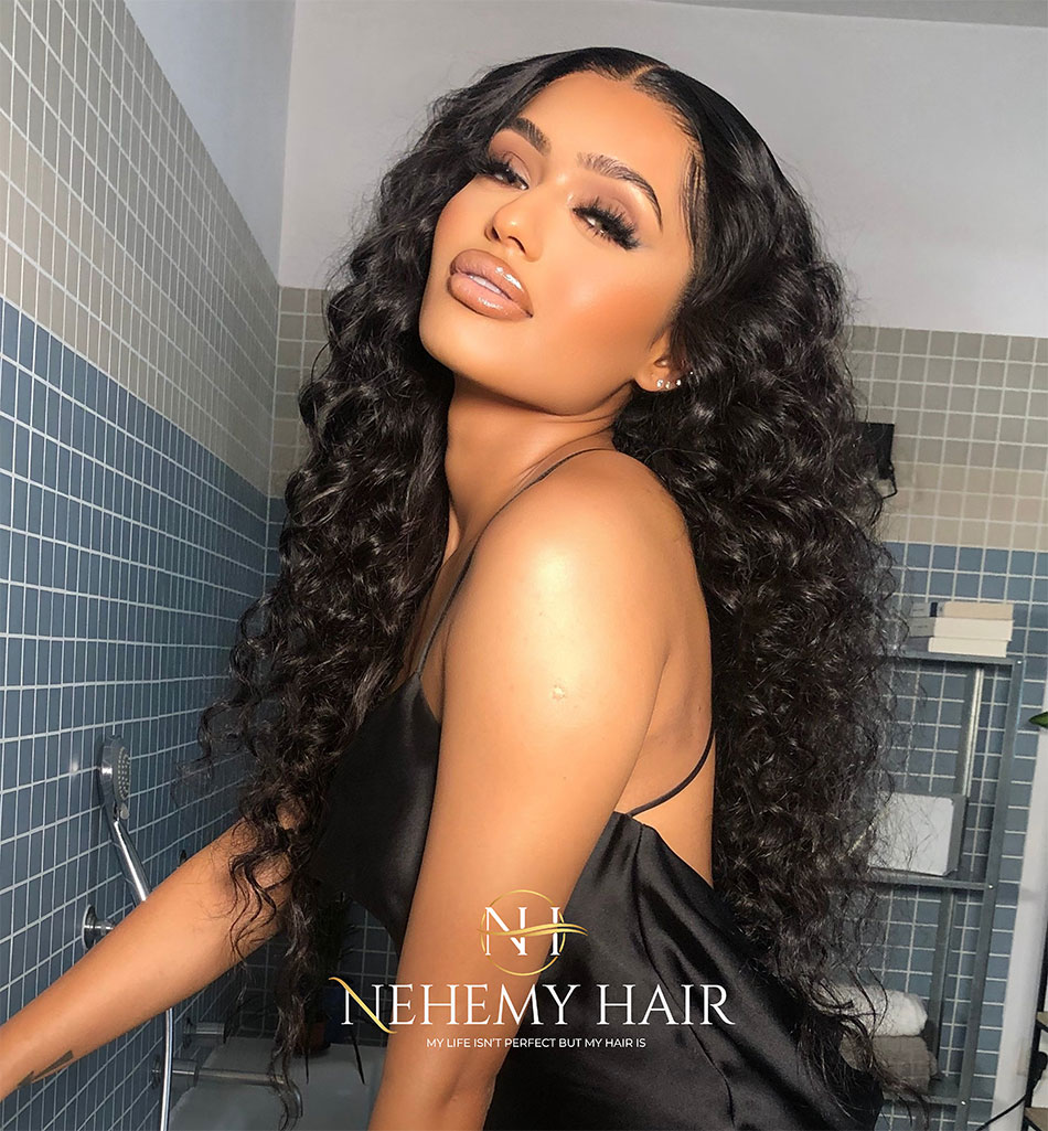 Wig Lace frontale Ondulé Wavy Raw Hair