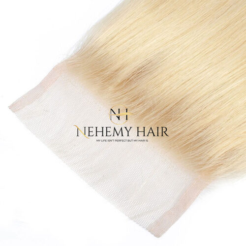Closure HD Lisse Blond Raw Hair