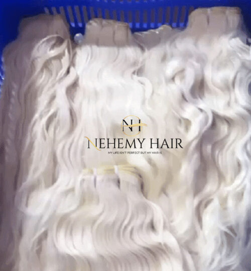 Tissage Blonde 613 Curly Raw Hair